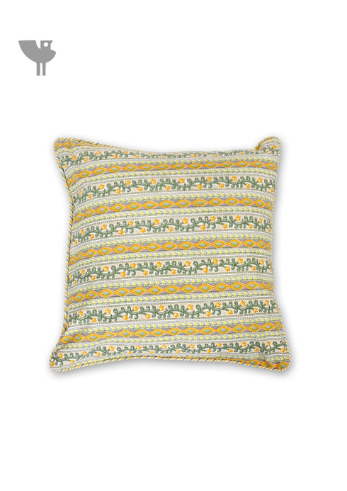 20s Cotton Cushion Cover In Floral Print